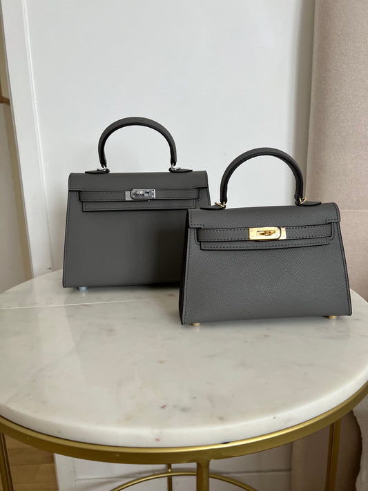 SELMA BAG GREY GOLD / GREY SILVER