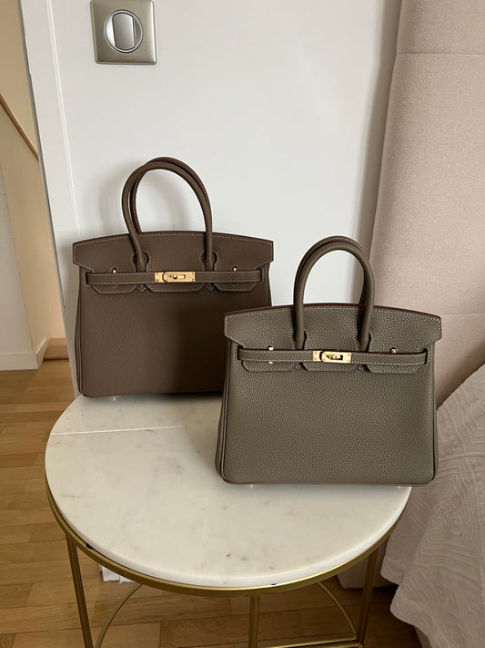 SOFIA BAG TAUPE GOLD